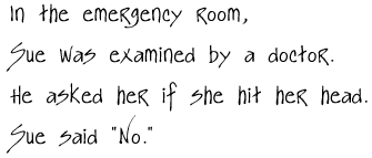 In the ER...